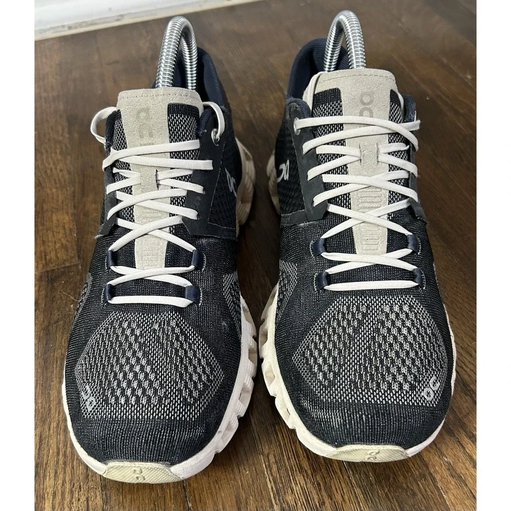 Women's On Cloud X Hellon Running Shoes Size 7.5 Black Pearl Sneakers Gym Walk - Picture 2 of 9